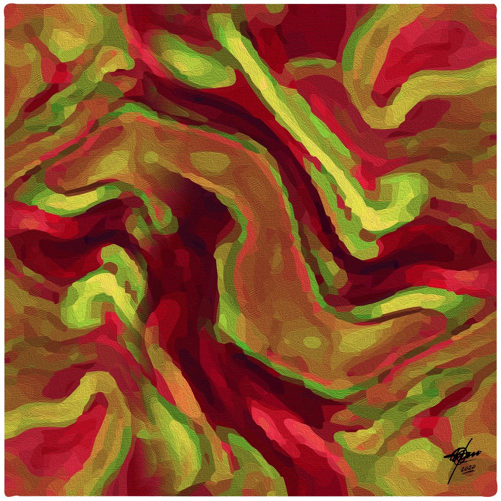 Tourbillons de couleurs vives - Osvaldo Russo