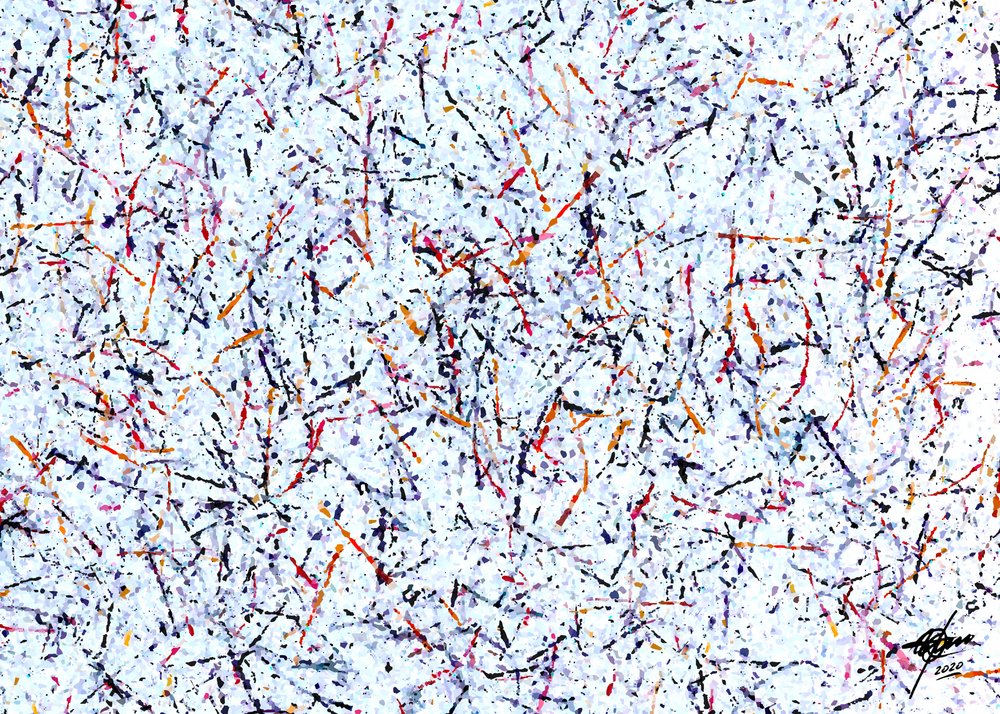 Lignes éparses et éclatantes - Osvaldo Russo