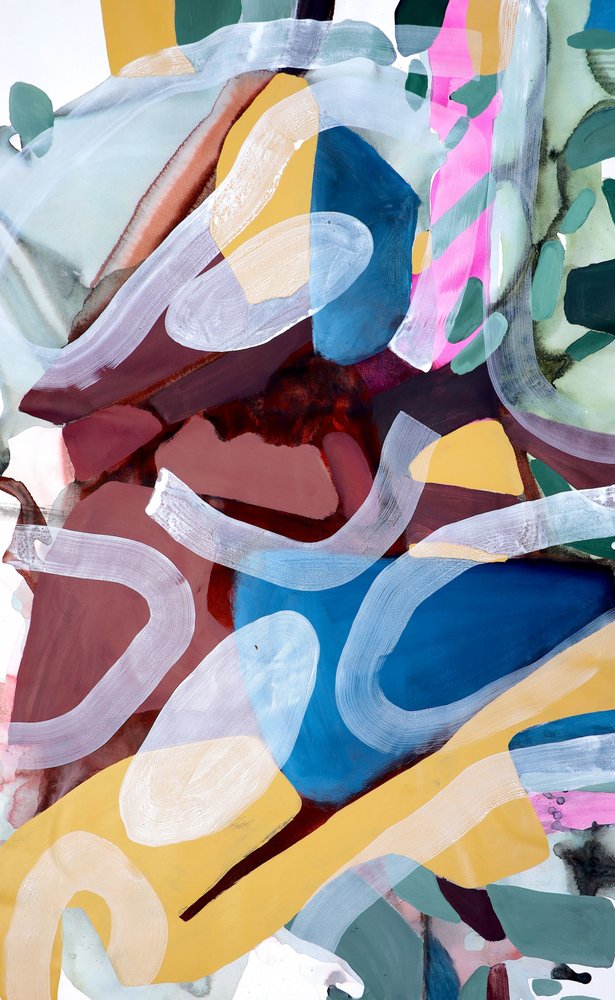 Mouvement abstrait dynamique - Poonam Choudhary