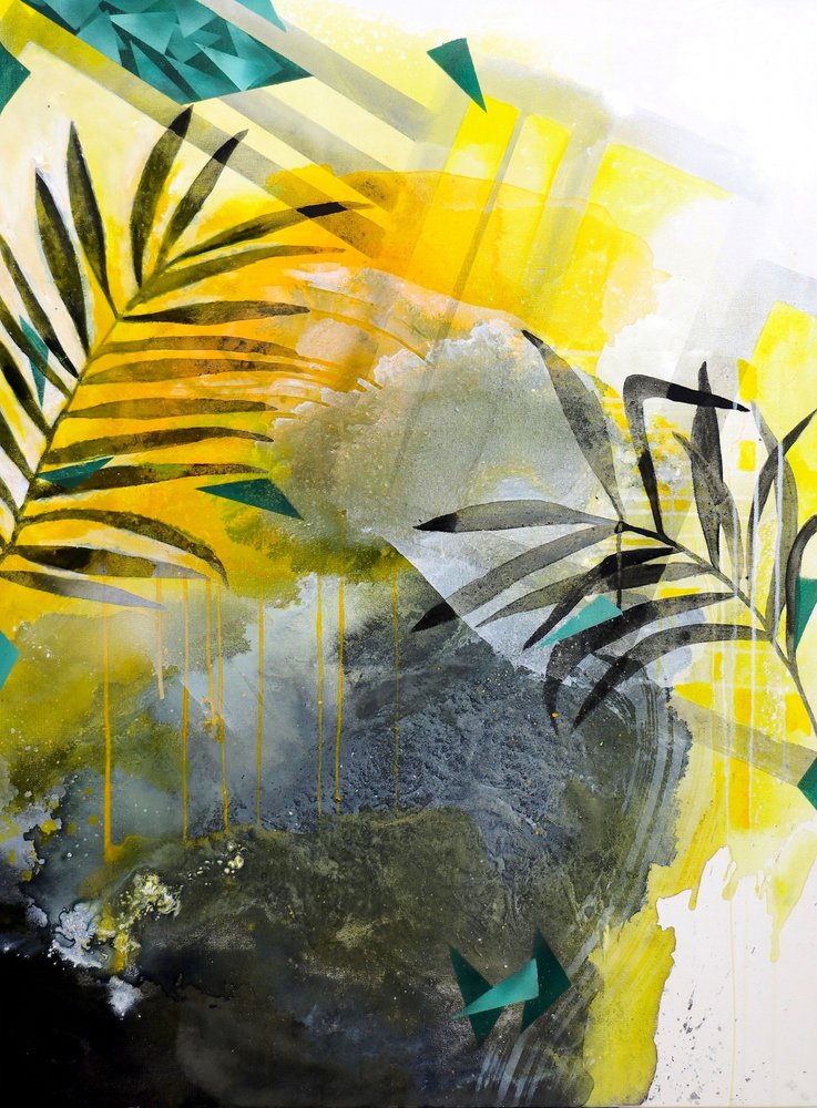 Abstrait tropical éclatant - Poonam Choudhary