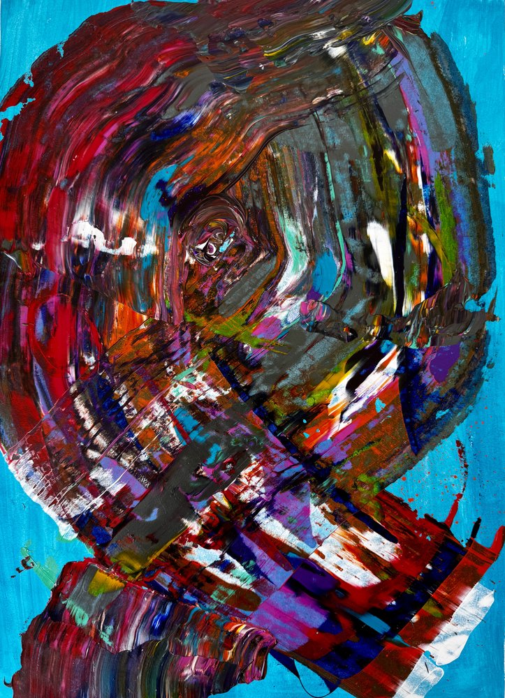 Tourbillons de couleurs dynamiques - Preston Harmon
