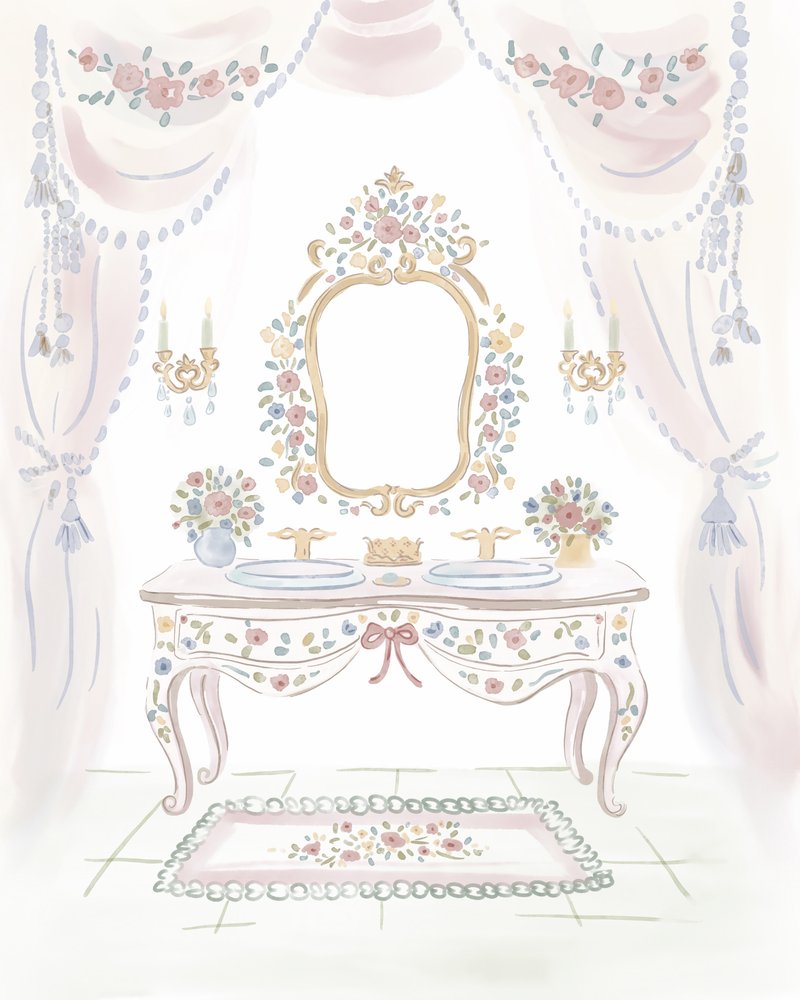Coiffeuse florale élégante - Radhika Modi