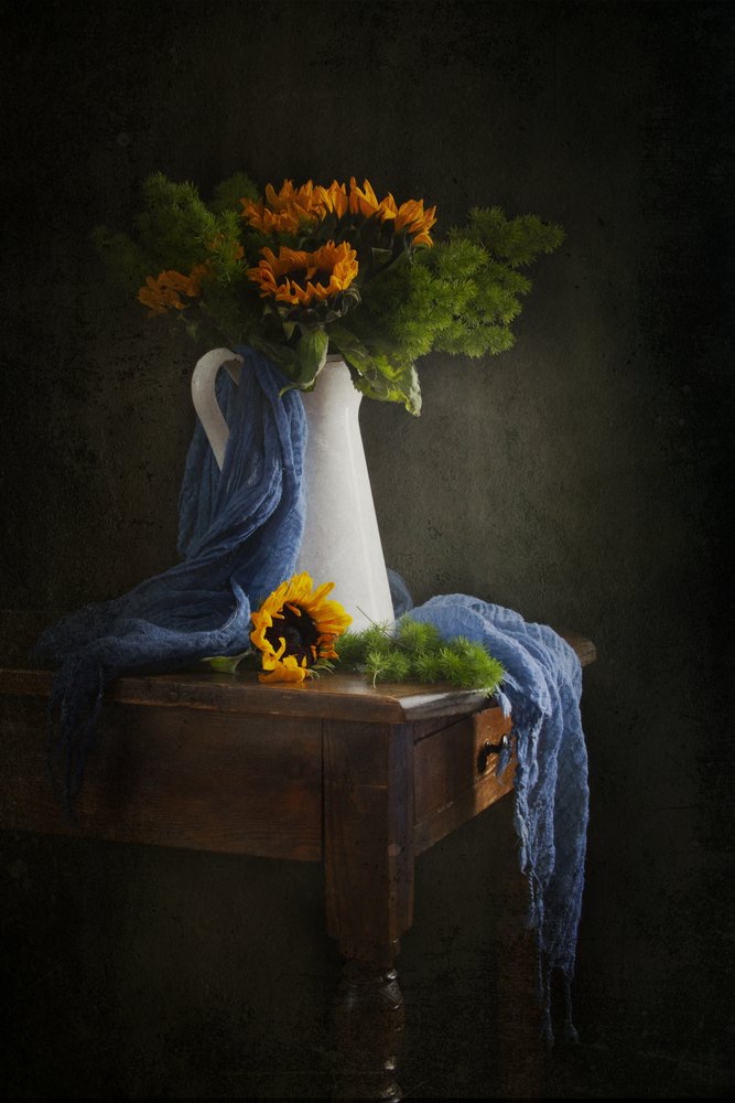 Nature morte au tournesol mélancolique - Ramiz Sahin