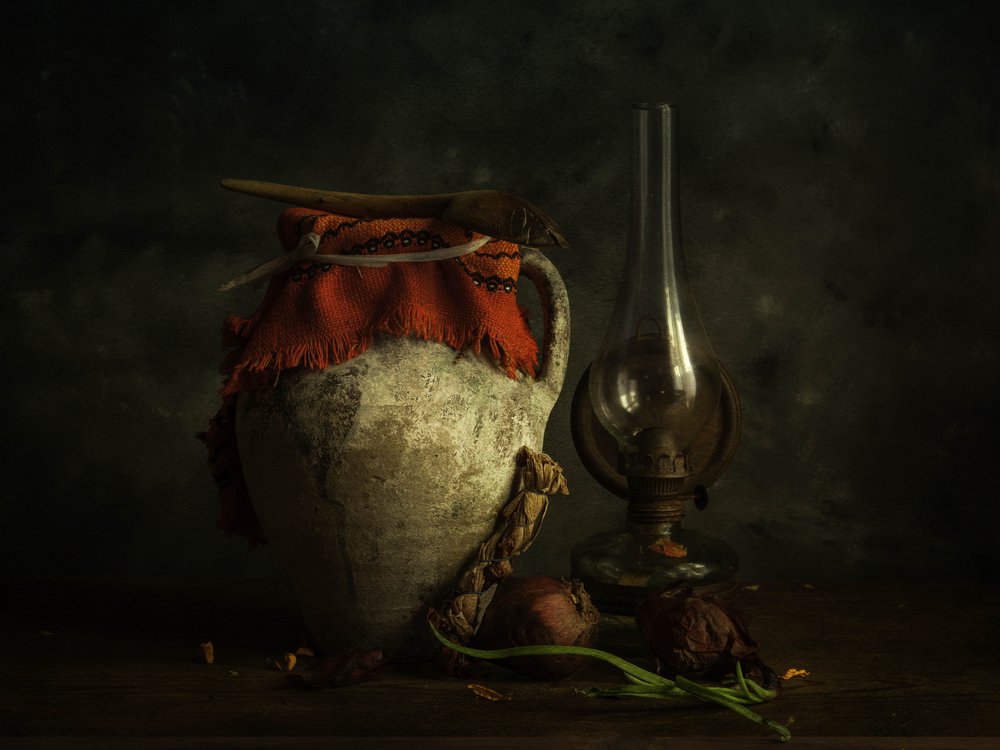Nature morte dans une cuisine rustique - Ramiz Sahin