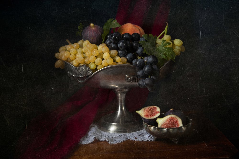 Nature morte vintage aux fruits - Ramiz Sahin