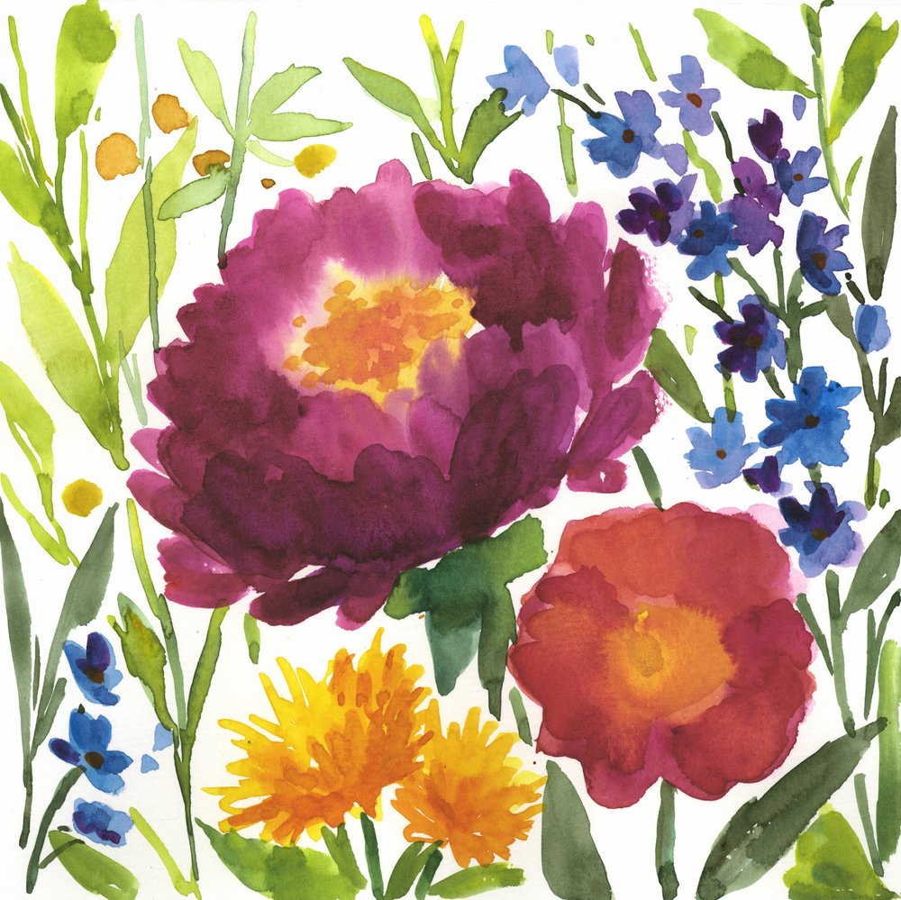 Un jardin floral haut en couleur - Renate Holzner