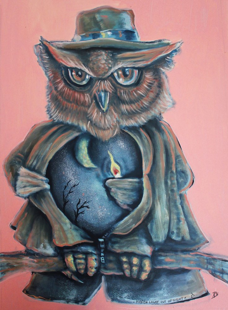 Veilleuse « Wise Owl » - Robert Sigaard