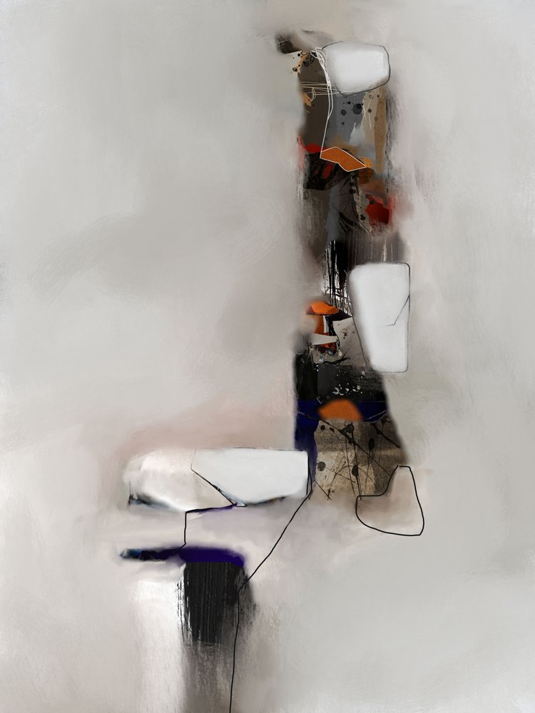 Composition abstraite moderne - Roberto Moro