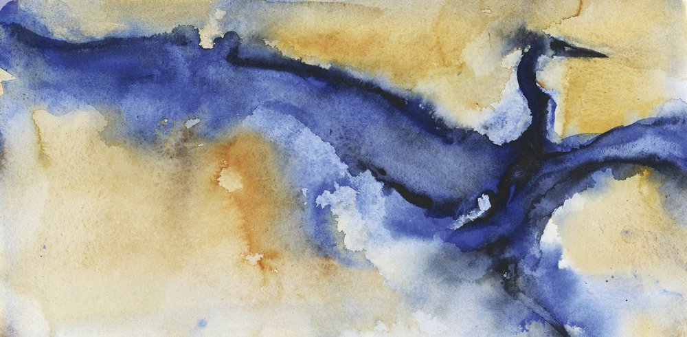 Héron bleu abstrait - RodMacIver