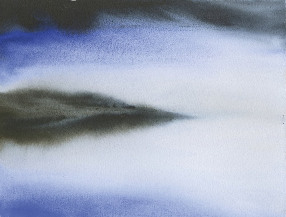 Reflets bleus brumeux - RodMacIver
