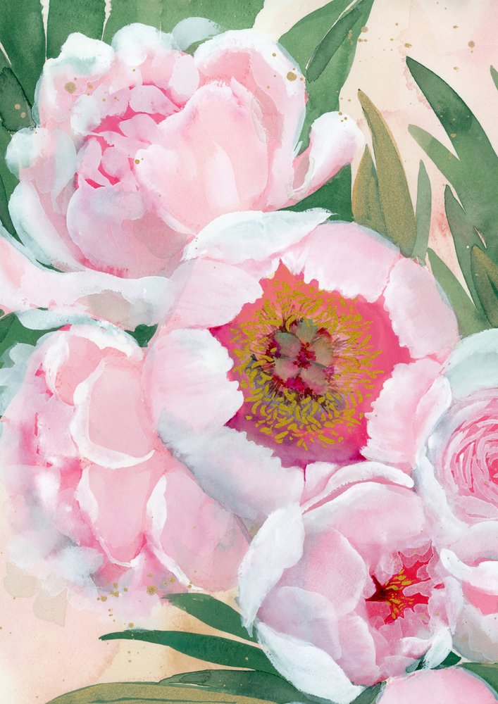Fleurs de pivoine roses - Rosana Laiz Blursbyai