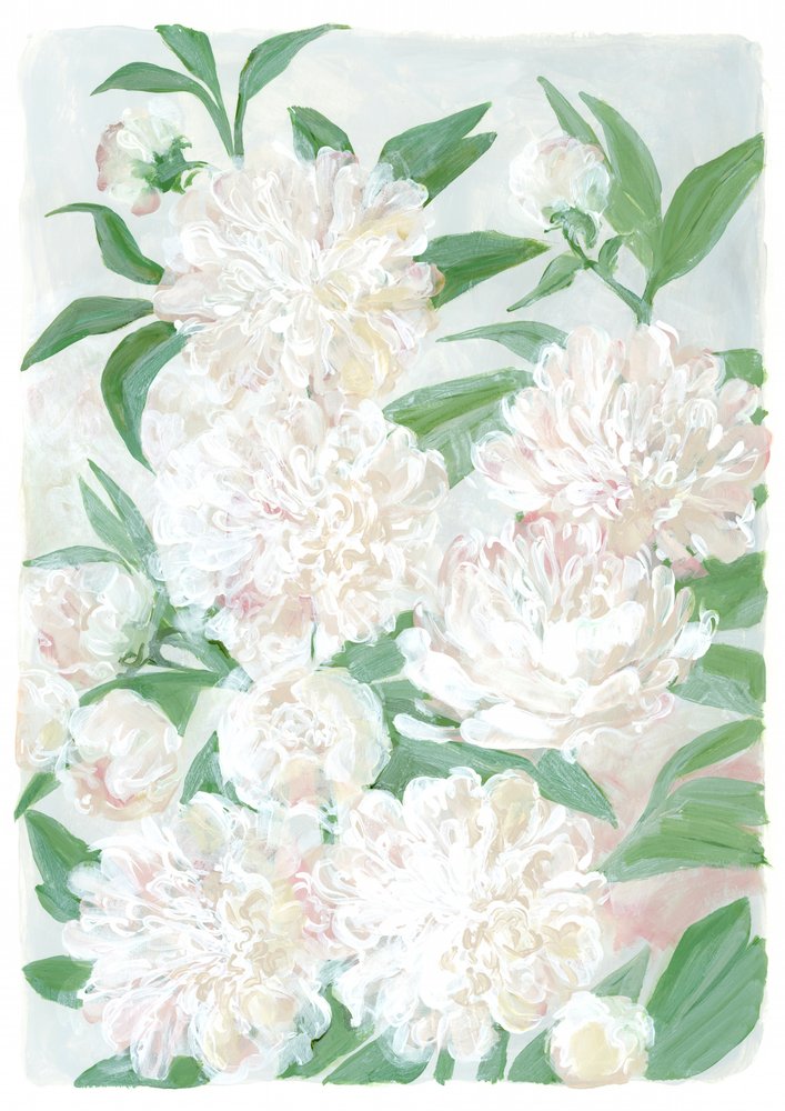 Fleurs de pivoine délicates - Rosana Laiz Blursbyai