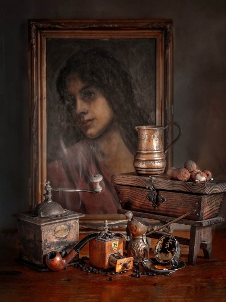 Nature morte vintage autour du café - Rucsandra Silvia Calin
