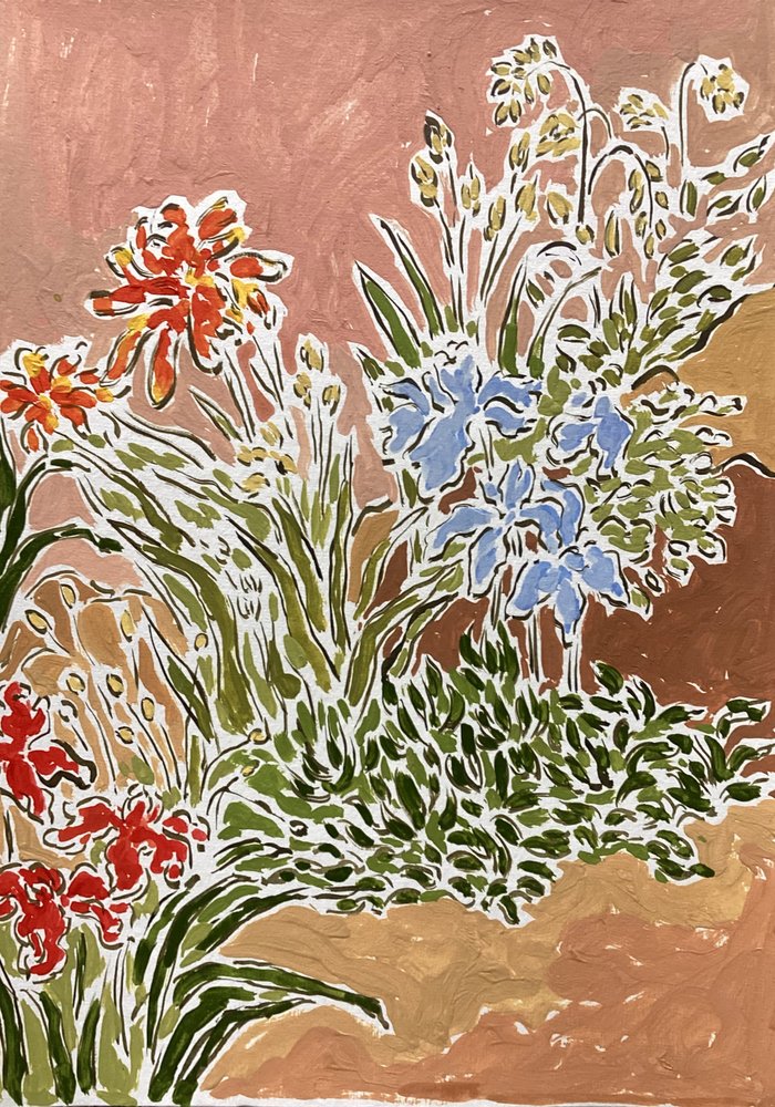Fleurs de jardin aux couleurs vives - Rushati Chowdhury