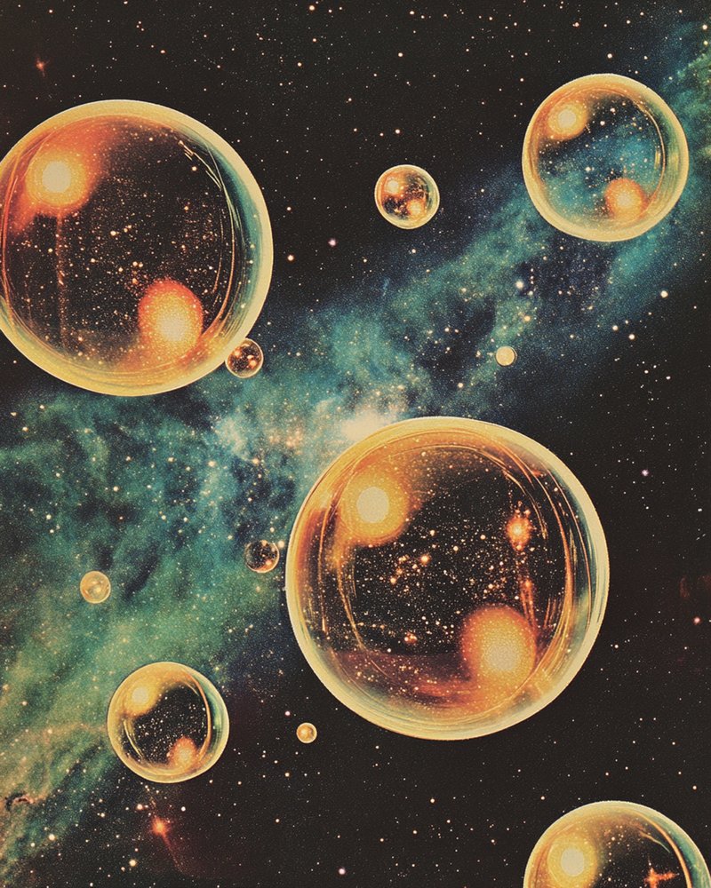 Bulles dorées cosmiques - Samantha Hearn