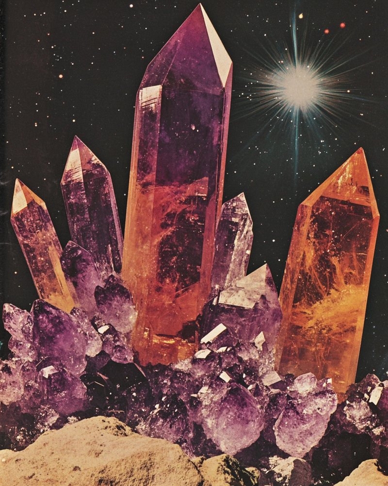 Cosmos de cristaux lumineux - Samantha Hearn