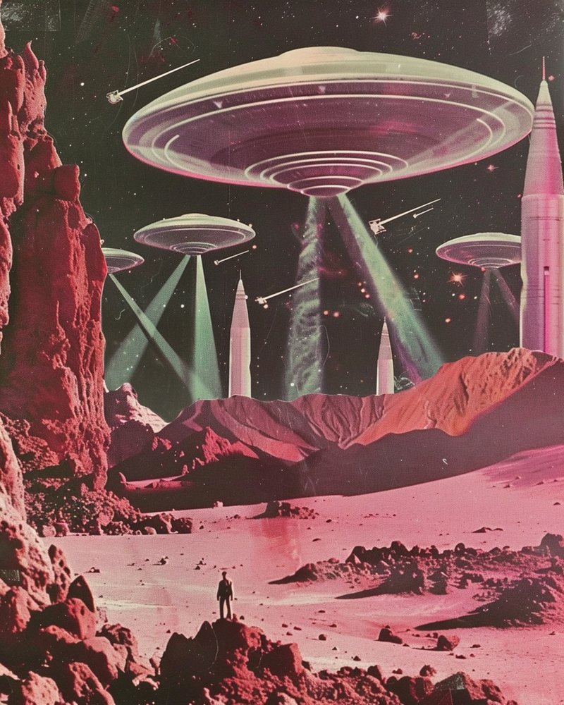 Invasion rétro-science-fiction - Samantha Hearn