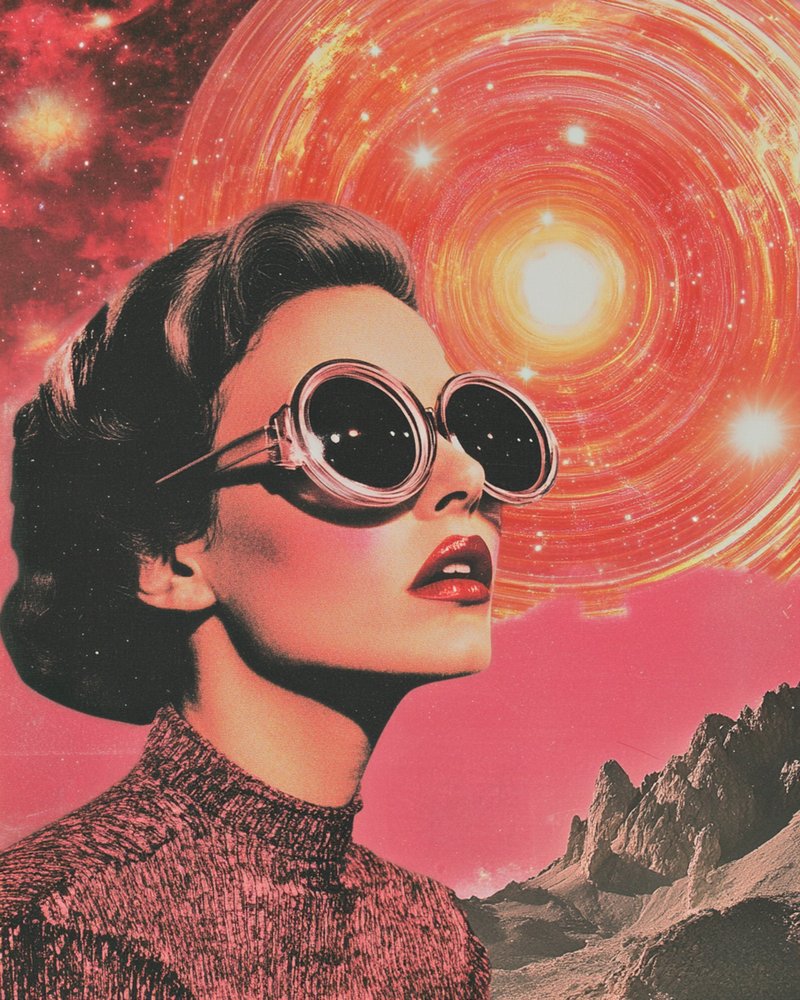 Glamour rétro et spatial - Samantha Hearn
