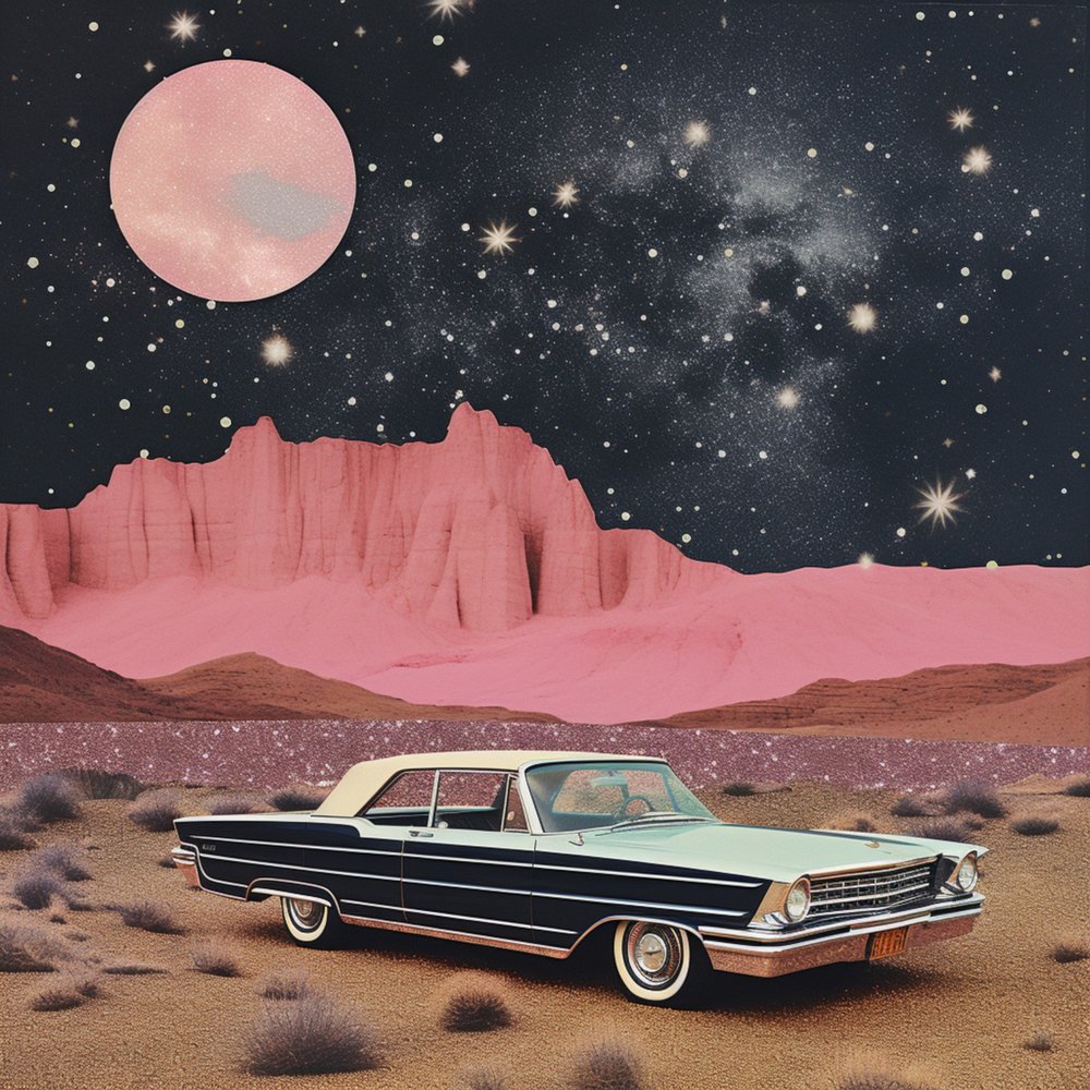 Voiture de collection « Pink Desert » - Samantha Hearn