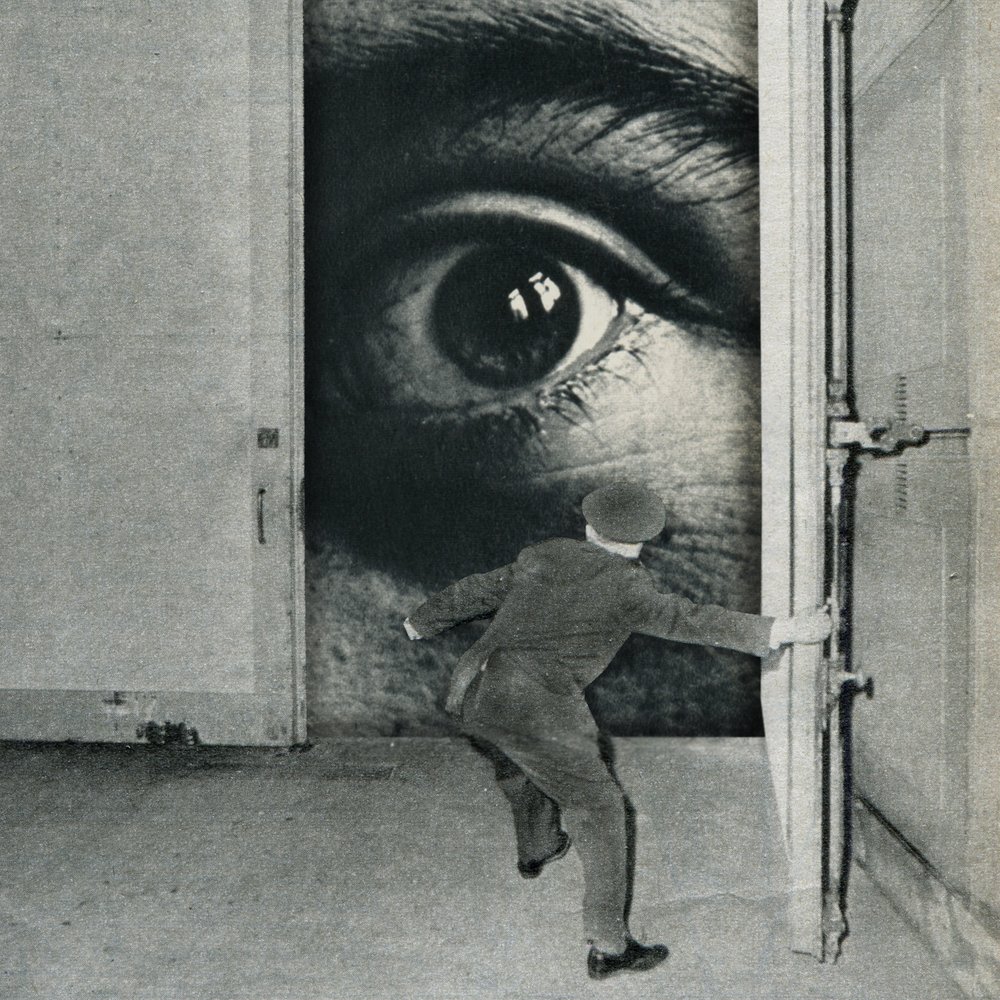 Un regard surréaliste au-delà de la porte - Sammy Slabbinck