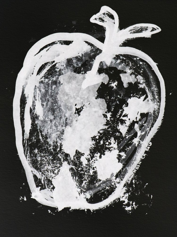 Pomme blanche abstraite - Santhosh ch