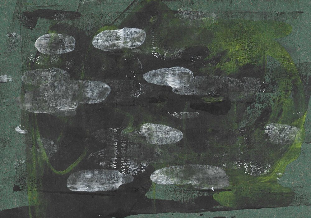 Feuilles de nénuphar sombres - Santhosh ch