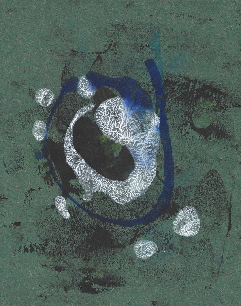 Volute fractale vert foncé - Santhosh ch