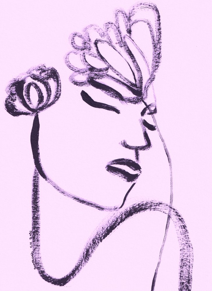 Fleur féminine rêveuse - Santhosh ch