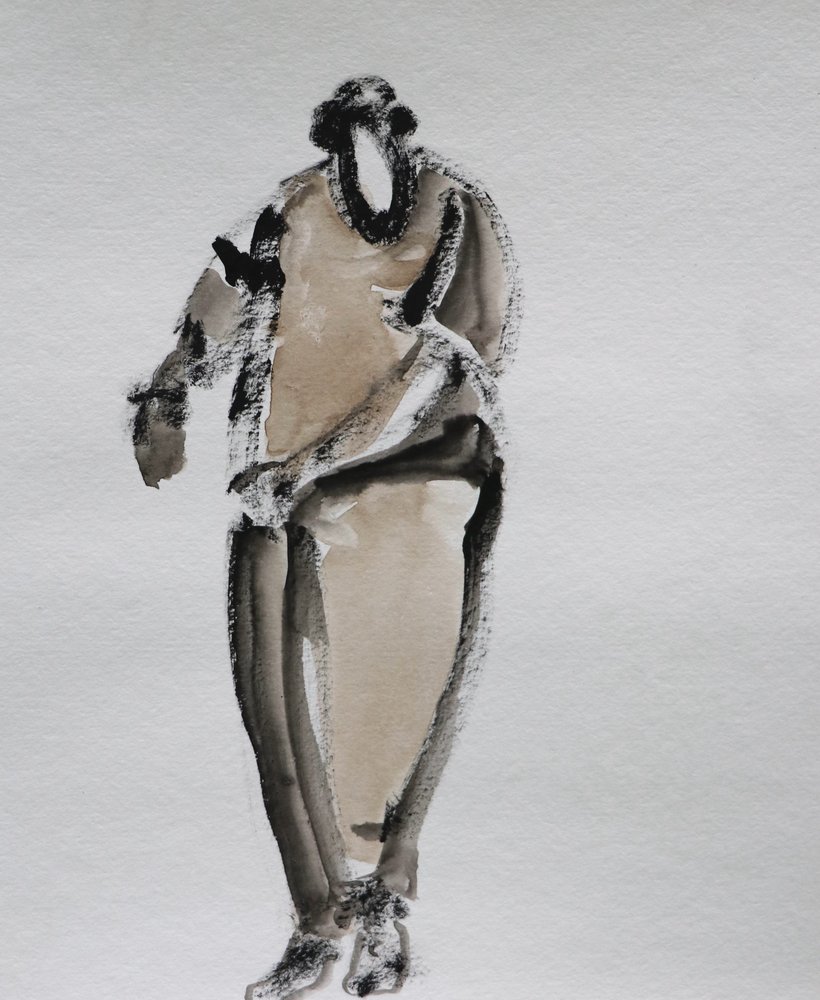 Élégante statue debout - Santhosh ch