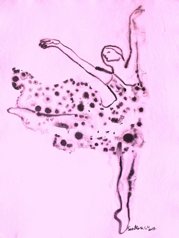 Danse de ballet éthérée - Santhosh ch