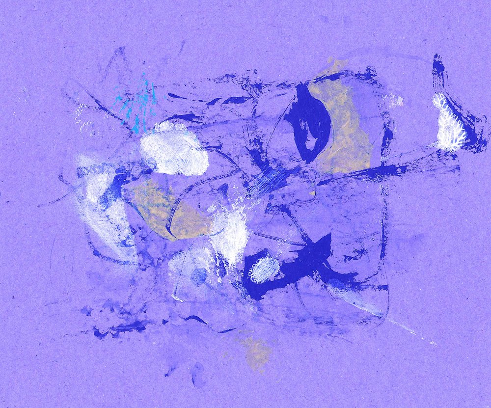 Abstrait violet expressif - Santhosh ch