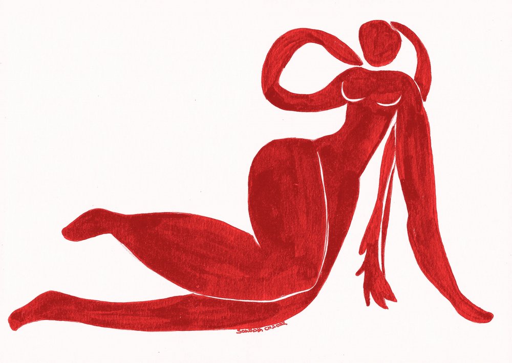 Forme rouge fluide - Santhosh ch