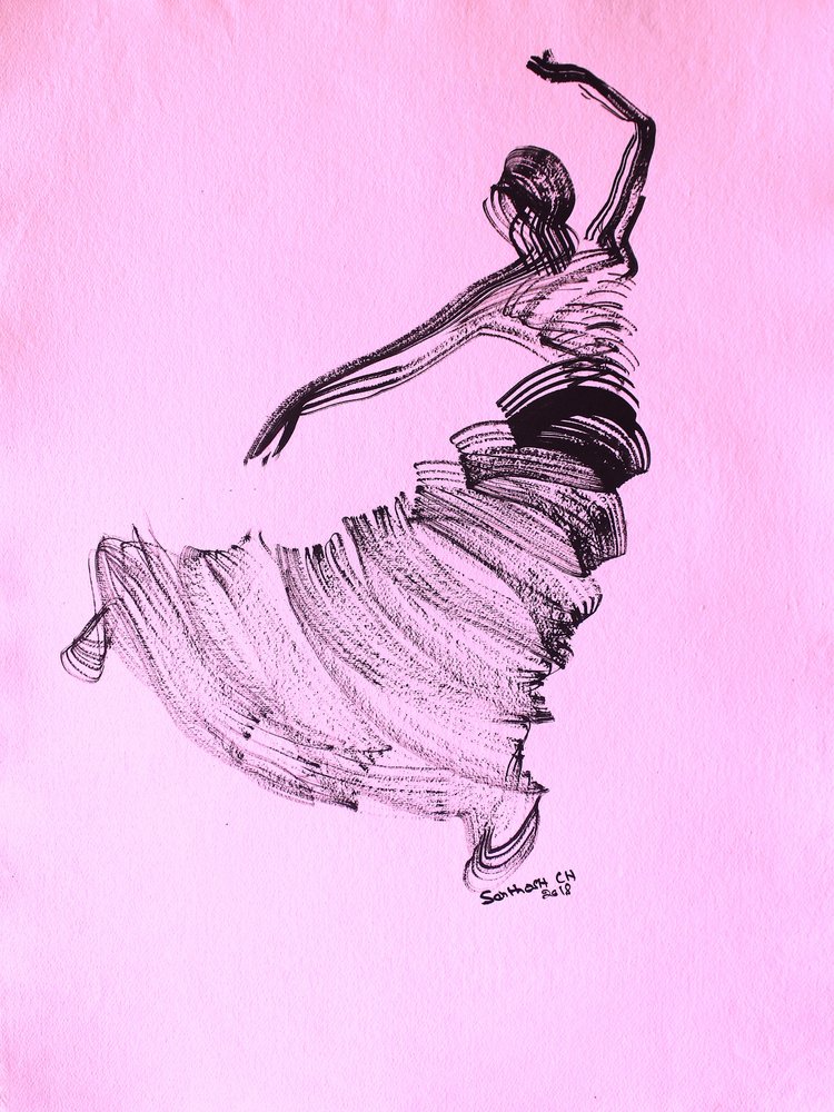 Gracieux mouvement de danse - Santhosh ch