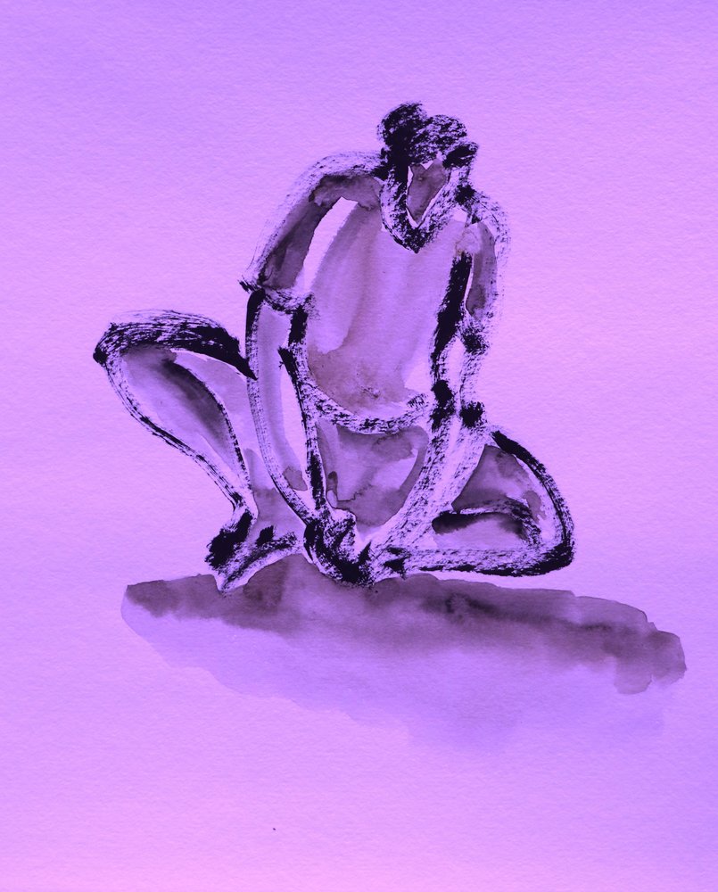 Réflexion à genoux - Santhosh ch