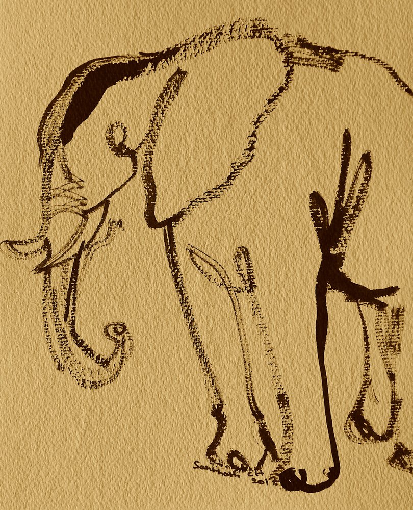 Croquis minimaliste d