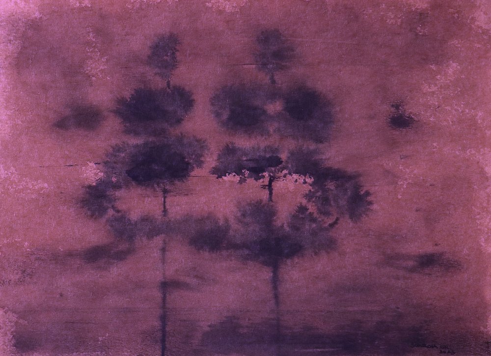 Forêt violette brumeuse - Santhosh ch