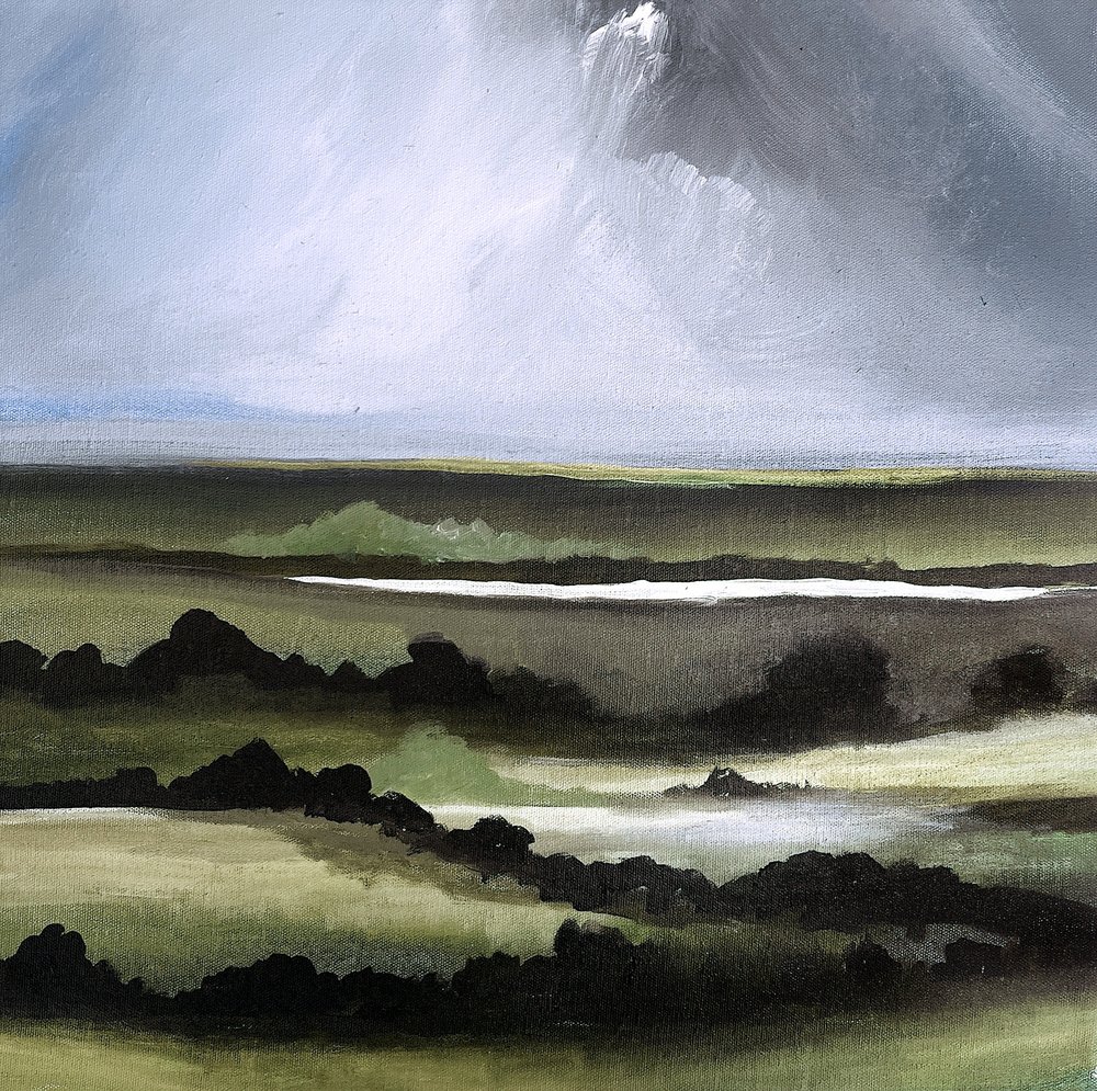 Paysage violet brumeux - Santhosh ch