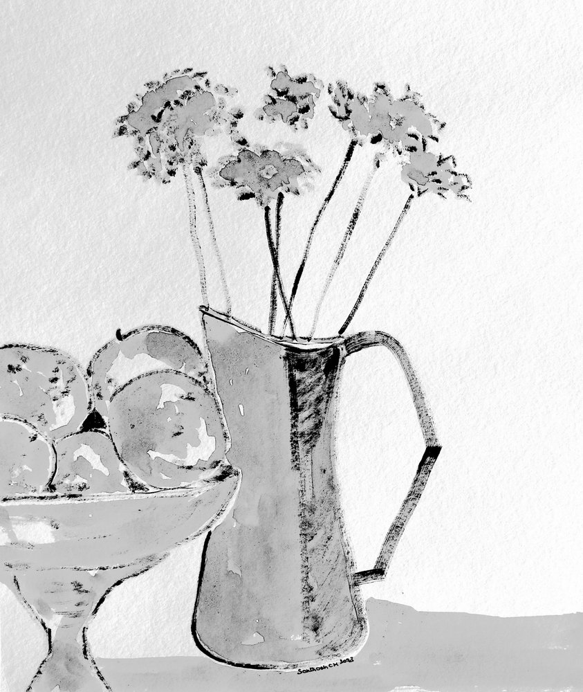 Nature morte monochrome - Santhosh ch