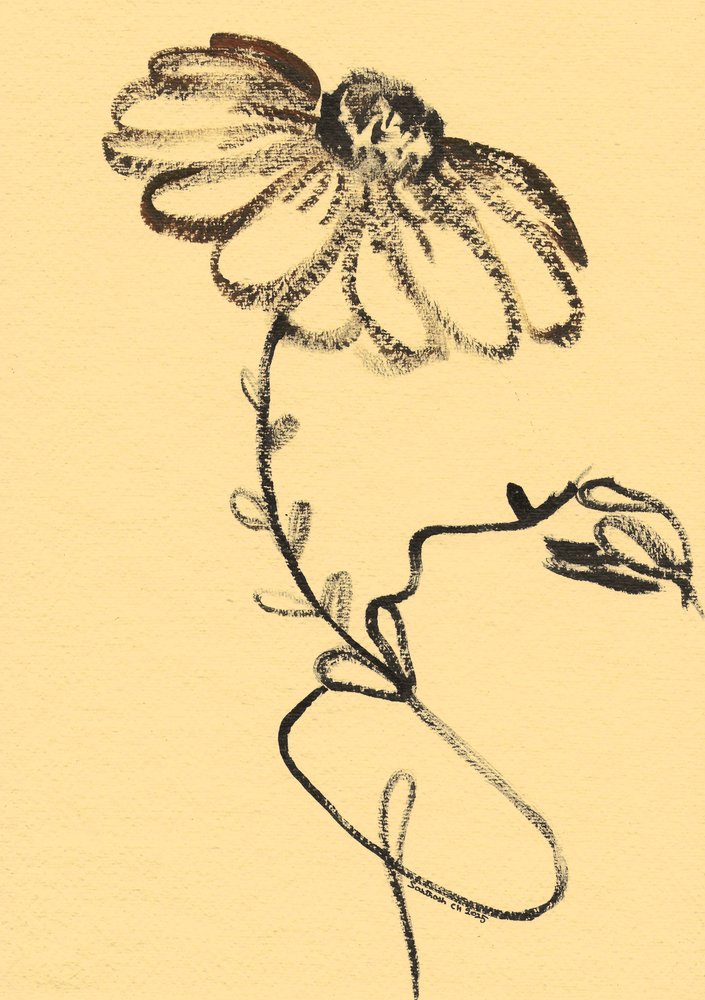 Esquisse florale organique - Santhosh ch