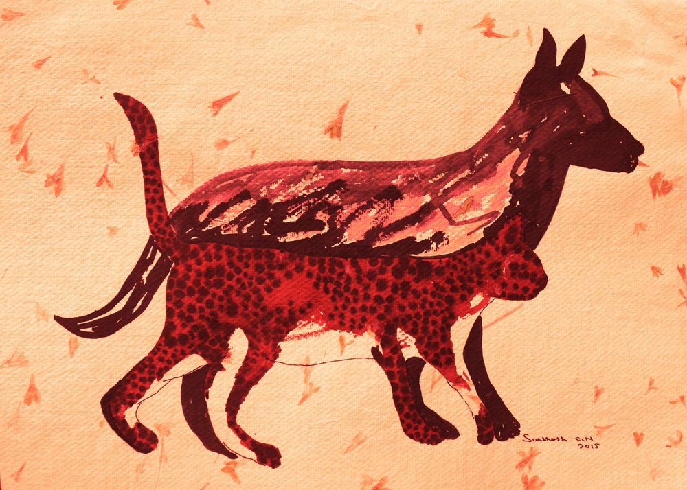 Animaux rouges primitifs - Santhosh ch