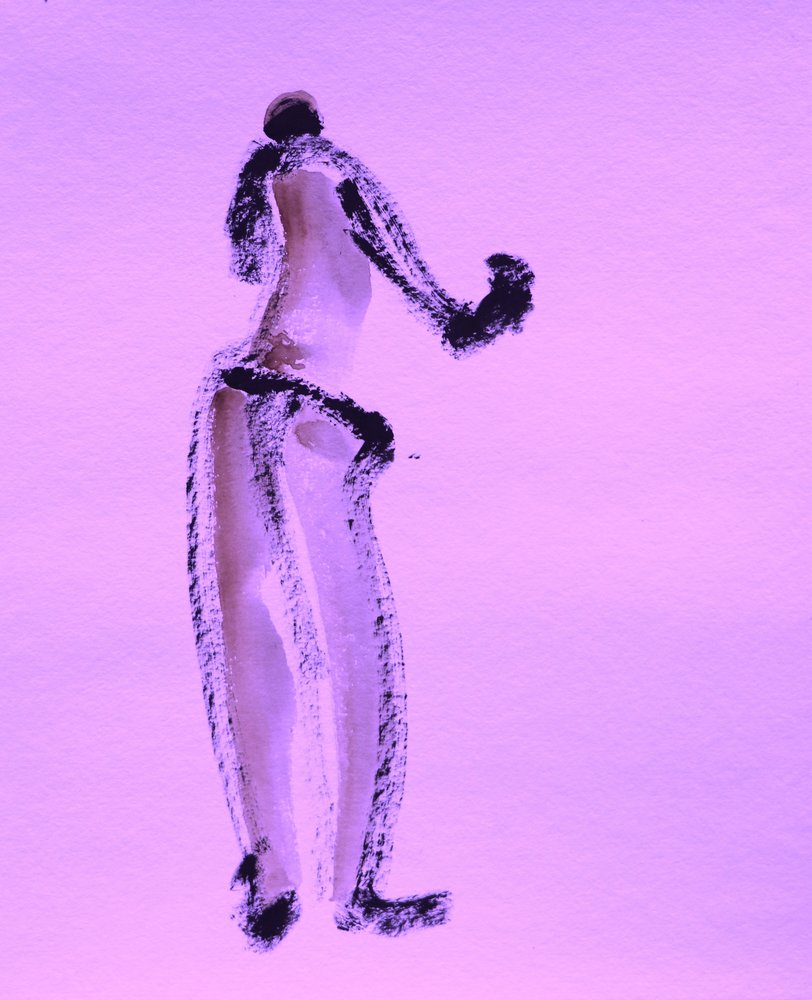 Figurine « Purple Gesture » - Santhosh ch