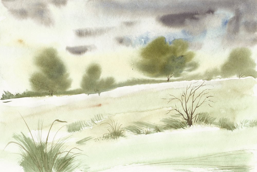 Paysage serein à l