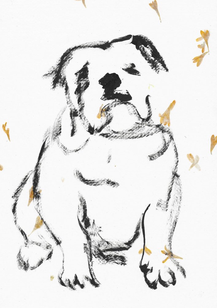 Joli croquis de chiot - Santhosh ch