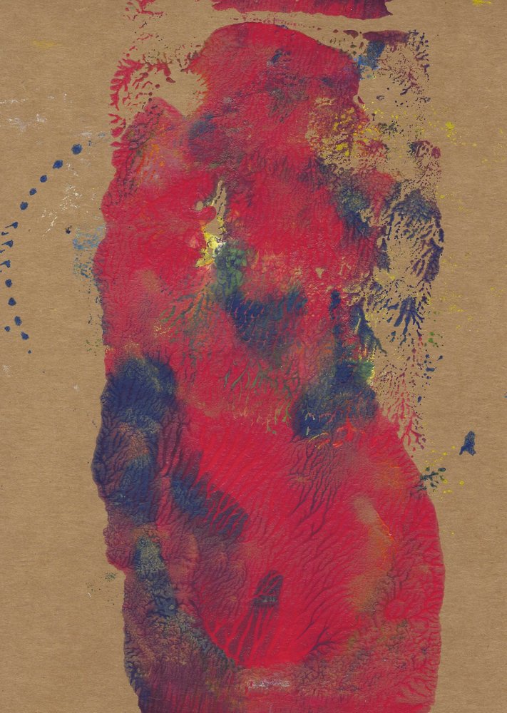 Abstraction vibrante et texturée - Santhosh ch