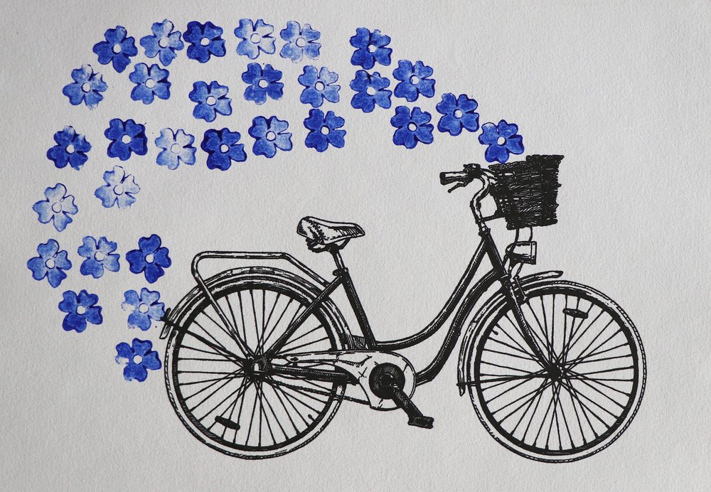 Fleurs de vélo fantaisistes - Santhosh ch