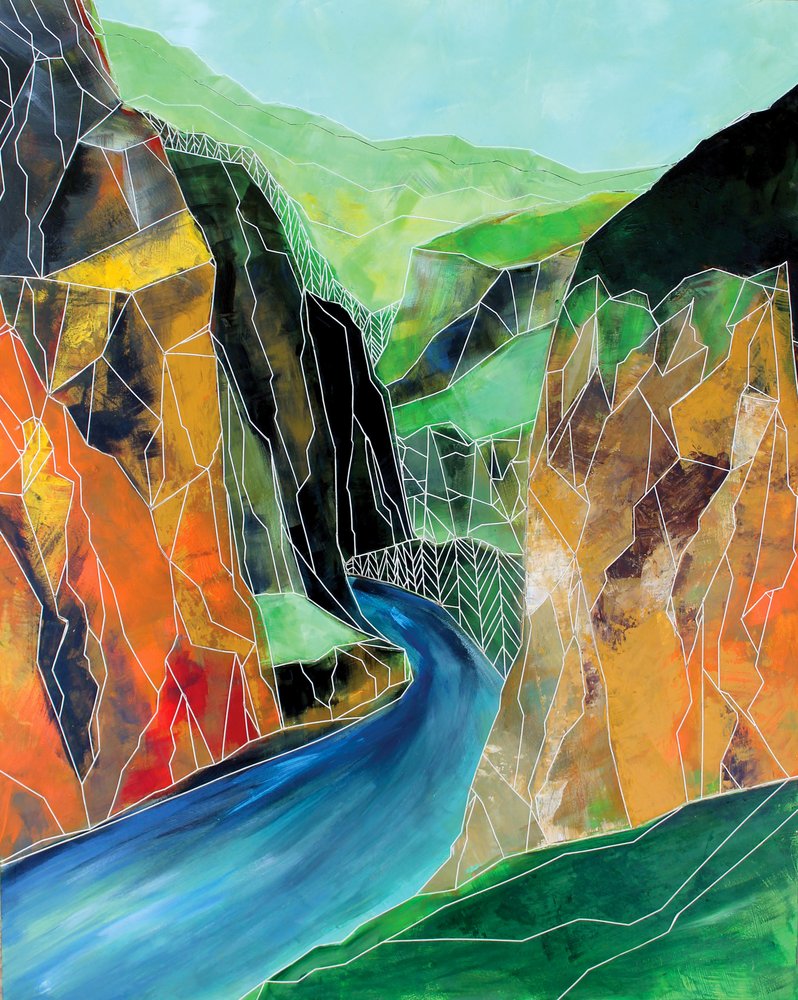 Les eaux sinueuses du canyon - Sarah Fitzgerald