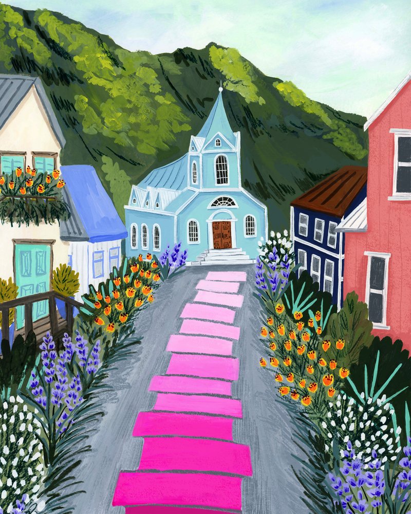 Le village de Blue Church - Sarah Gesek