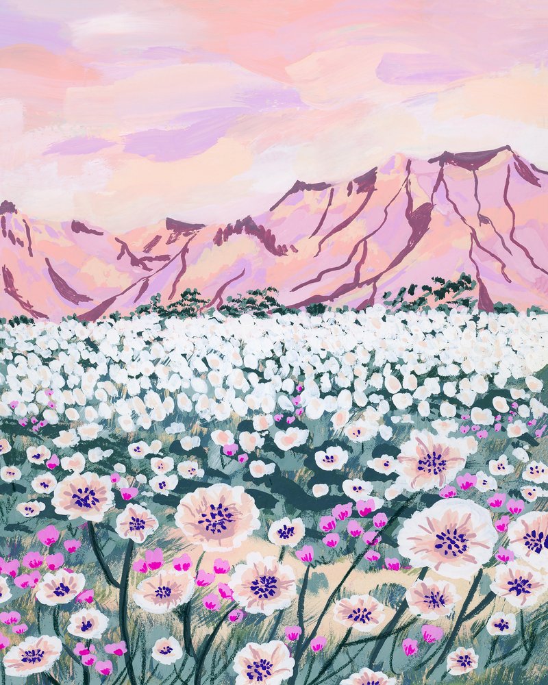Fleur de la Montagne Rose - Sarah Gesek