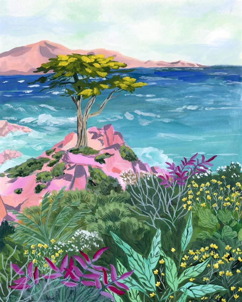 Arbre océanique de Pink Rocks - Sarah Gesek
