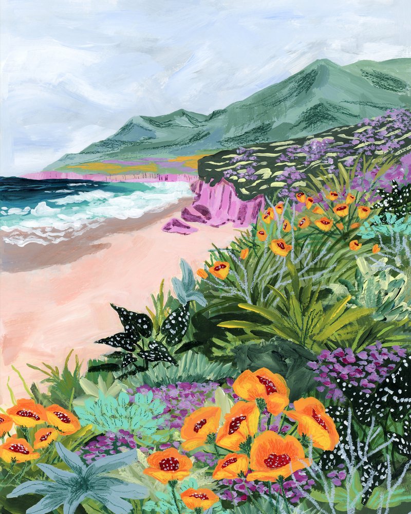 Fleurs côtières aux couleurs éclatantes - Sarah Gesek